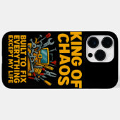 King of Chaos iPhone 14 Pro Max Case Funny Tool (Achterkant (horizontaal))