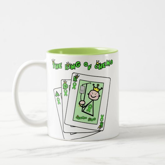 King of Chemo Tweekleurige Koffiemok (Links)