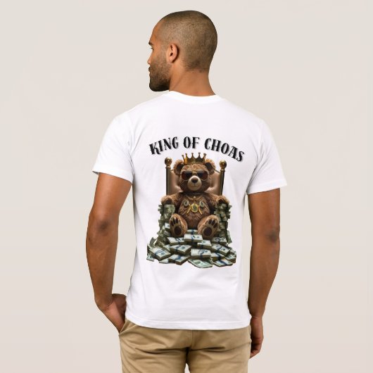 King of Choas T-shirt van hoge kwaliteit (Achterkant volledig)