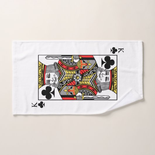 King of Clubs Bad Handdoek (Handdoek)