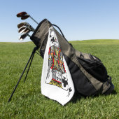King of Clubs Golfhanddoek (Groen)