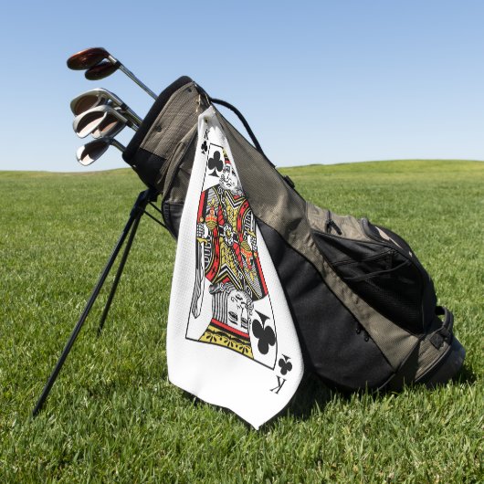 King of Clubs Golfhanddoek (Groen)