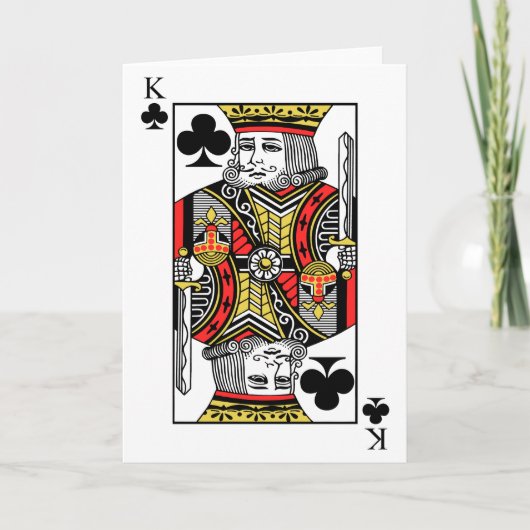 King of Clubs Kaart (Voorkant)