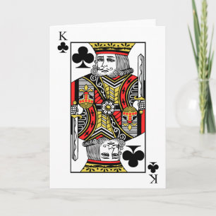 King of Clubs Kaart