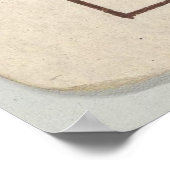  King of Clubs-spelkaart (1889) Poster (Hoek)