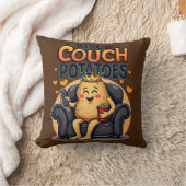 King of Couch Potatoes - Grappige Luie Aardappel Kussen (Deken)
