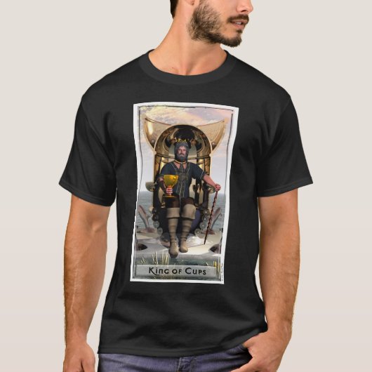 King of Cups Dark T-Shirt (Voorkant)