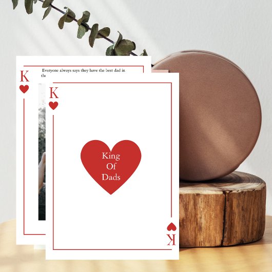 King Of Dads Spelen Kaart Happy Vaderdag Kaart