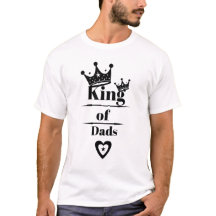 King of Dads T-shirt, Vaderdag Gift Tshirt