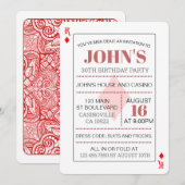 King of Diamonds Casino Poker-speelkaart Kaart (Voorkant / Achterkant)