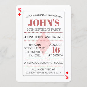 King of Diamonds Casino Poker-speelkaart Kaart