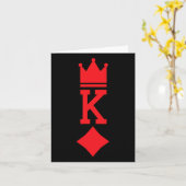 King of Diamonds speelt Kaart Halloweenkostuum (Gele Bloem)