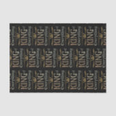 KING of EVERYTHING - Elegant Rich Royal Crown Tissuepapier (Voorkant)