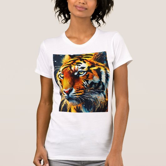King of Fire - Fierce Lion T-Shirt (Voorkant)