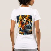 King of Fire - Fierce Lion T-Shirt (Achterkant)