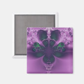 King of Four Leaf Clovers Abstract Magneet (Voorkant / Achterkant)