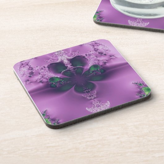 King of Four Leaf Clovers Abstract Onderzetter (Linkerzijde)