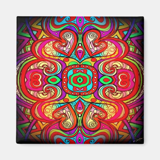 King of Hearts Art Magnet (Voorkant)