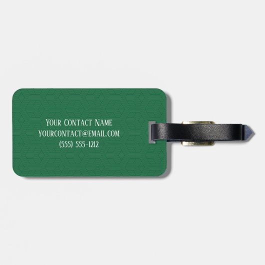 King of Hearts Custom Name Play Card Bagagelabel (Achterkant horizontaal)