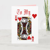 King of Hearts Kaart (Voorkant)