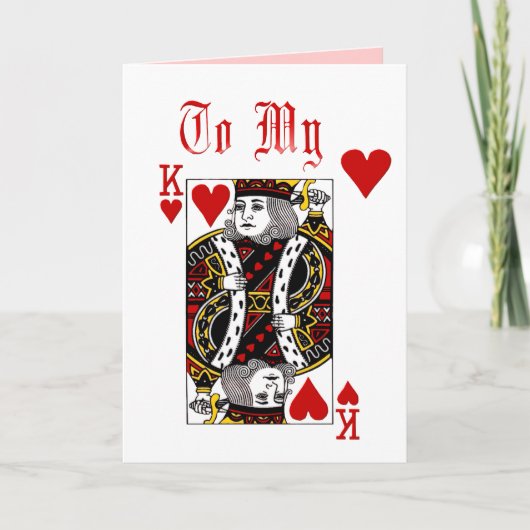 King of Hearts Kaart (Voorkant)