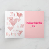 King of Hearts Kaart (Binnen)