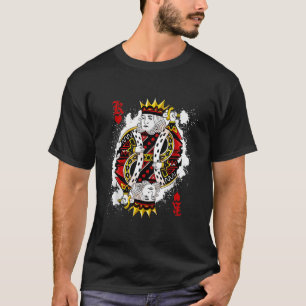 King of Hearts Kaart Halloween Poker Kostuum eng T-shirt