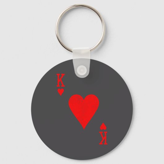 King Of Hearts Matching Couple Saint Valentine's D Sleutelhanger (Voorkant)