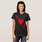 King Of Hearts Matching Couple Saint Valentine's D T-shirt (Voorkant volledig)