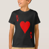 King Of Hearts Matching Couple Saint Valentine's D T-shirt (Voorkant)