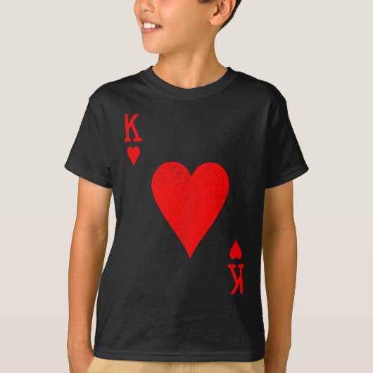 King Of Hearts Matching Couple Saint Valentine's D T-shirt (Voorkant)