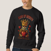 King Of Hearts Matching Couple Saint Valentine's D Trui (Voorkant)