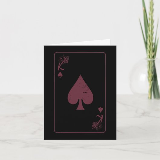 King of Hearts Poker Hart Valentijnsdag Kaart (Voorkant)