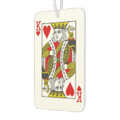 King of Hearts speelkaarten Luchtverfrisser (Links)