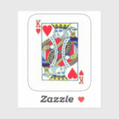 KING OF HEARTS STICKER (Vel)
