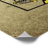 King of Hearts  Style Pplaykaarten Poster (Hoek)