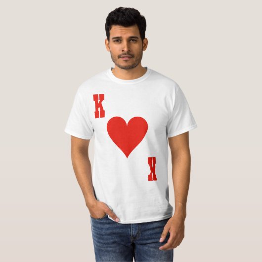 King of Hearts T-Shirt (Voorkant volledig)