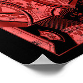 King Of Hearts Valentines Day Cool V-day Couple Ma Poster (Hoek)