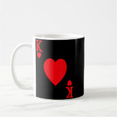 King Of Hearts Valentine's Day Lover Royal Flush F Koffiemok (Links)