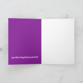 King of Heaven and Earth Wenskaart Kaart (Binnen)