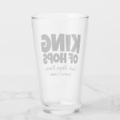 King of Hops - Craft Hops Power Custom Glas (Achterkant)