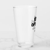 King of Hops - Hindi Beer Quote Custom Design Glas (Rechts)
