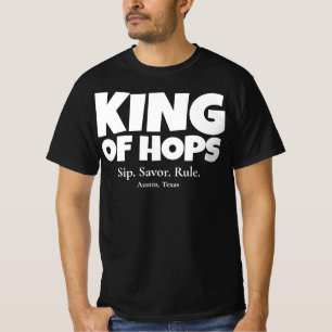 King of Hops - Sip Savour Rule Custom T-shirt