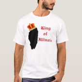 King of Illinois T-shirt (Voorkant)