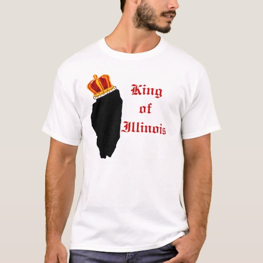 King of Illinois T-shirt (Voorkant)