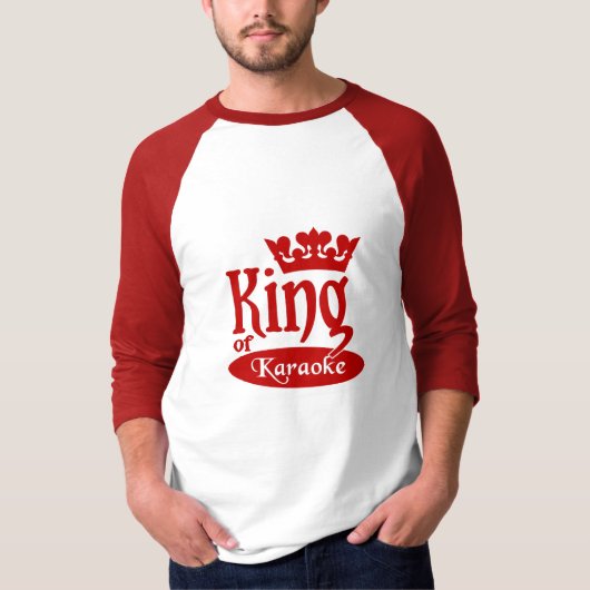King of Karaoke shirt - kies stijl & kleur (Voorkant)