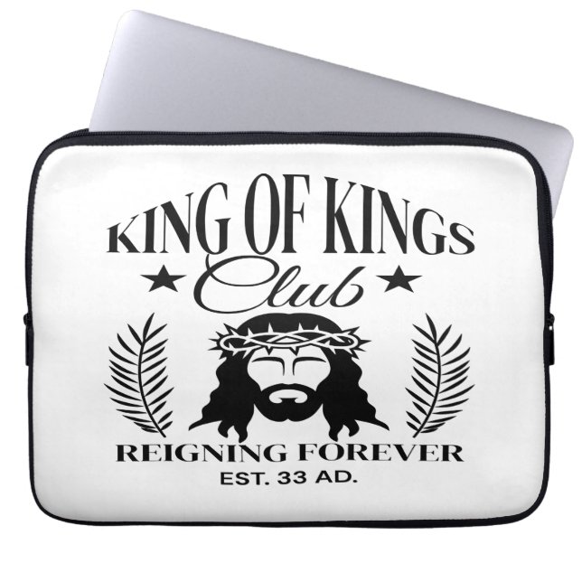 King of Kings Club-laptophoes Laptop Sleeve (Voorkant)