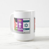 King of Kings Jerusalem Mug Koffiemok (Voorkant links)