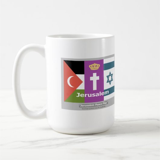 King of Kings Jerusalem Mug Koffiemok (Links)