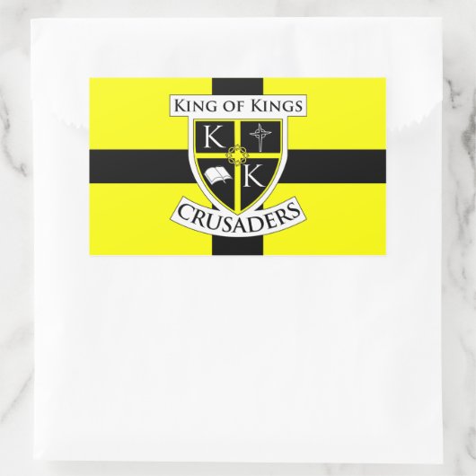 King of Kings Kruisvaarders Vlag Sticker (Tas)
